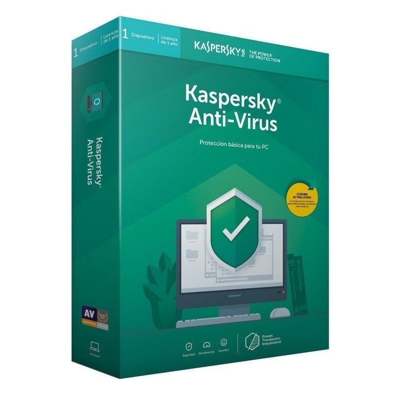 Comprar ANTIVIRUS KASPERSKY 2020  1 DISPOSITIVO  1 AÑO  NO CD