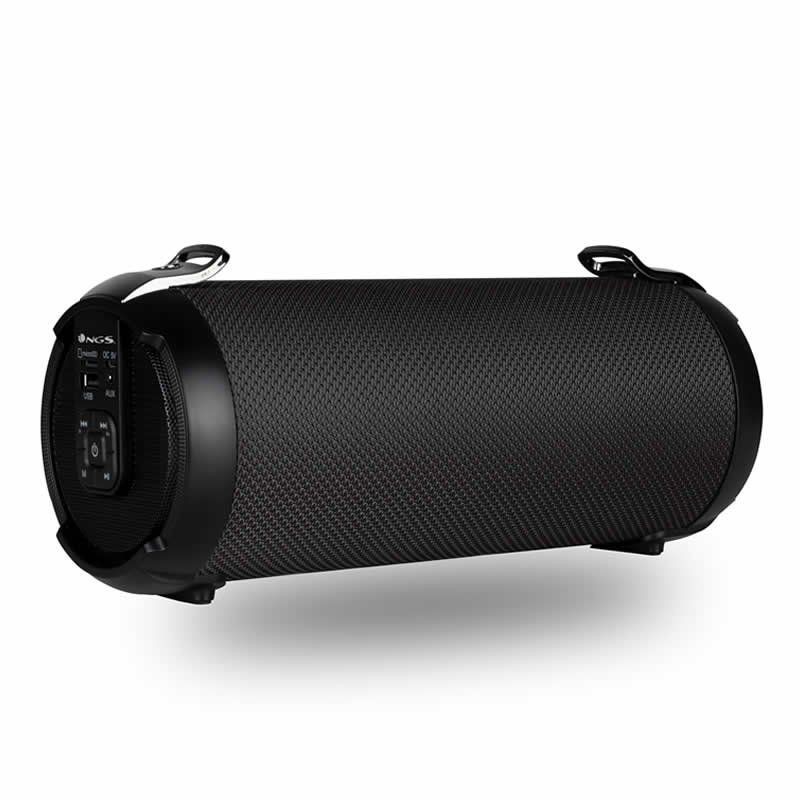 Comprar ALTAVOZ BLUETOOTH NGS ROLLER TEMPO BLACK  BT 5.0 TWS  20W  USB  MICRO SD  AUX  BAT 1500MAH
