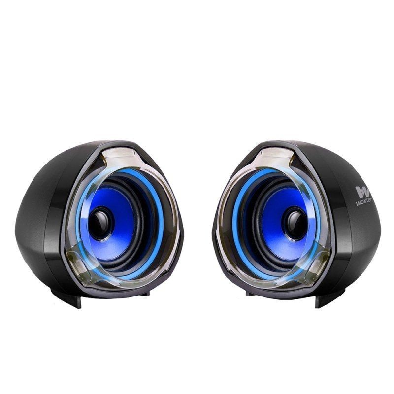 Comprar ALTAVOCES 2.0 WOXTER BIG BASS 70 BLUE  15W  JACK 3.5MM  ALIMENTACION USB
