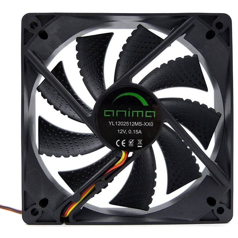 Comprar VENTILADOR TACENS ANIMA AF12   12CM   14DB   RODAMIENTOS FLUXUS   ECO CONSUMO