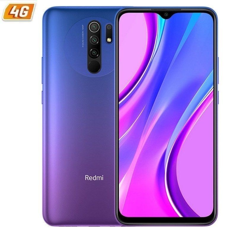Comprar SMARTPHONE MÓVIL XIAOMI REDMI 9 SUNSET PURPLE   6.53'  MTK HELIO G80   4GB RAM   64GB   CAM (13+8+5+2)/8MP   4G   DUAL SIM
