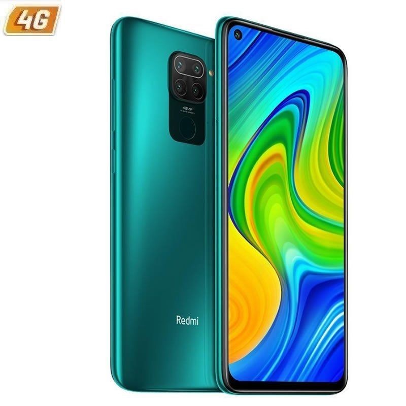 Comprar SMARTPHONE MÓVIL XIAOMI REDMI NOTE 9 FOREST GREEN   6.53'  MTK HELIO G85   3GB RAM   64GB   CAM (48+8+2+2)/13 MP   4G   DUAL SIM