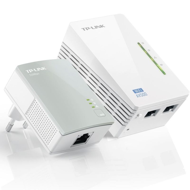 Comprar PLC/POWERLINE TPLINK TLWPA4220KIT KIT EXTENSOR WIFI AV600 A 300MBPS 2P ETHERNET 10/100  BLANCO