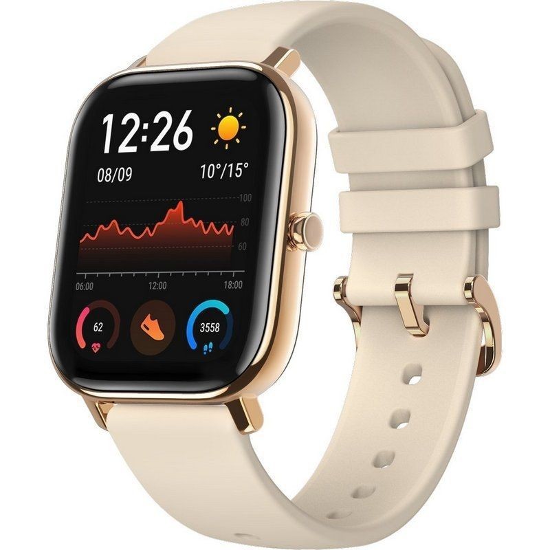 Comprar RELOJ INTELIGENTE HUAMI AMAZFIT GTS DESERT GOLD  PANTALLA 1.65' 4.19CM  BT 5.0  SENSOR FRECUENCIA CARDIACA  GPS    BAT.220MAH