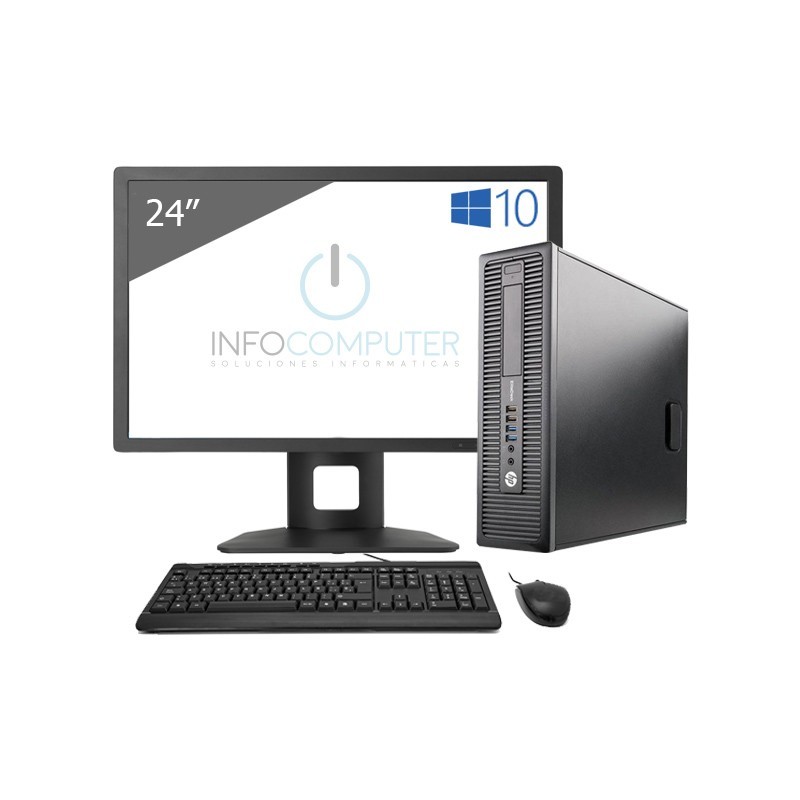 Comprar HP 800 G2 SFF i7 6700 3.4GHz | 16 GB | 240 SSD | WIFI | WIN 10 | LCD 23"