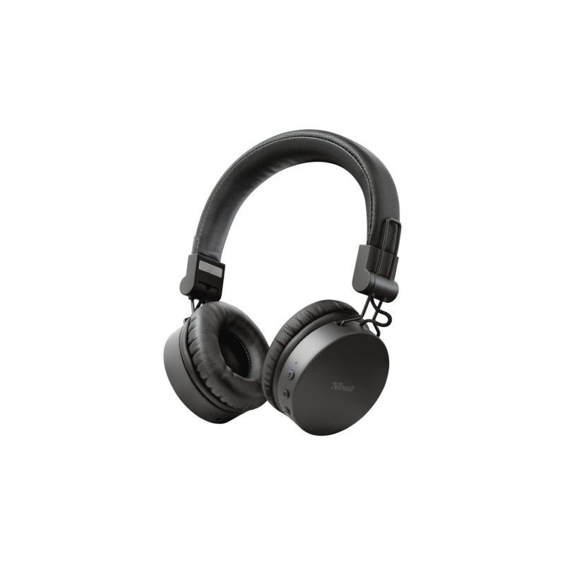 Comprar Auriculares Inalambrico Trust Tones 23551  con Microfono  Bluetooth  Negros