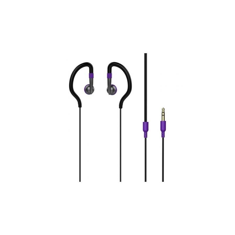 Comprar Auriculares Deportivos Vivanco 38914  Jack 3.5  Violeta Deportivo