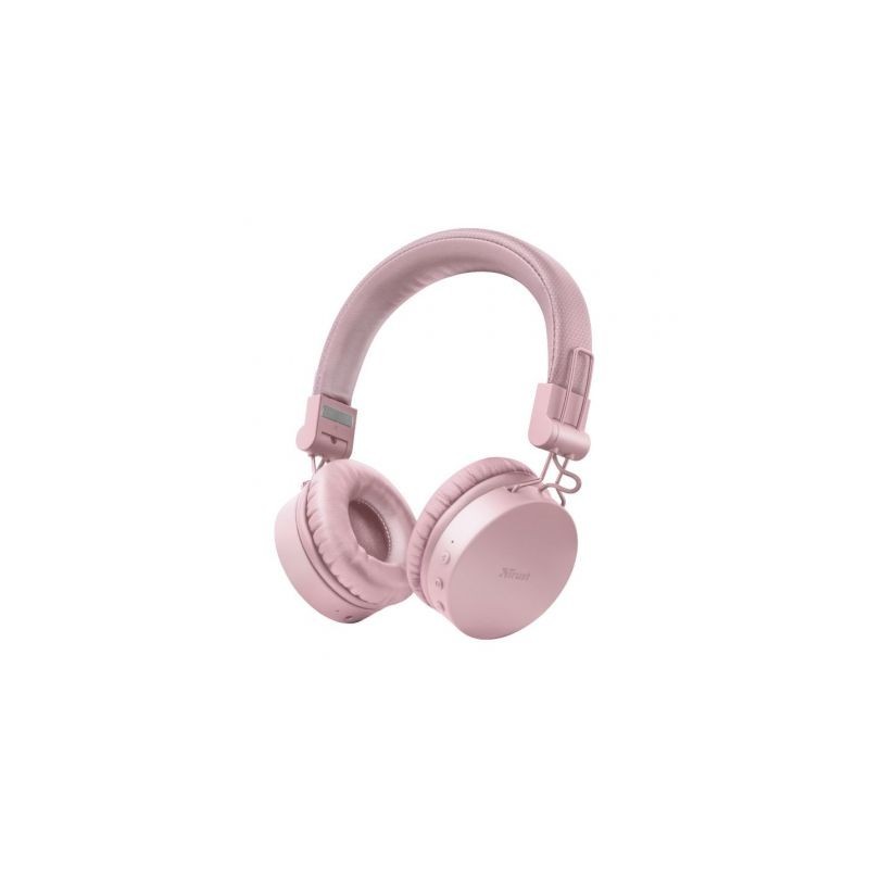 Comprar Auriculares Inalambricos Trust Tones 23910  con Microfono  Bluetooth  Rosas