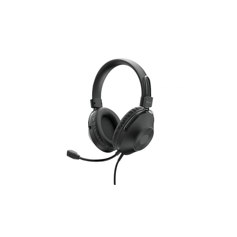 Comprar Auriculares Trust HS-250  con Microfono  USB  Negros