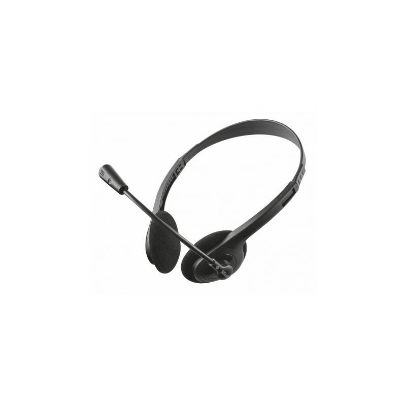 Comprar Auriculares Trust Primo Chat 21665  con Microfono  Jack 3.5  Negros