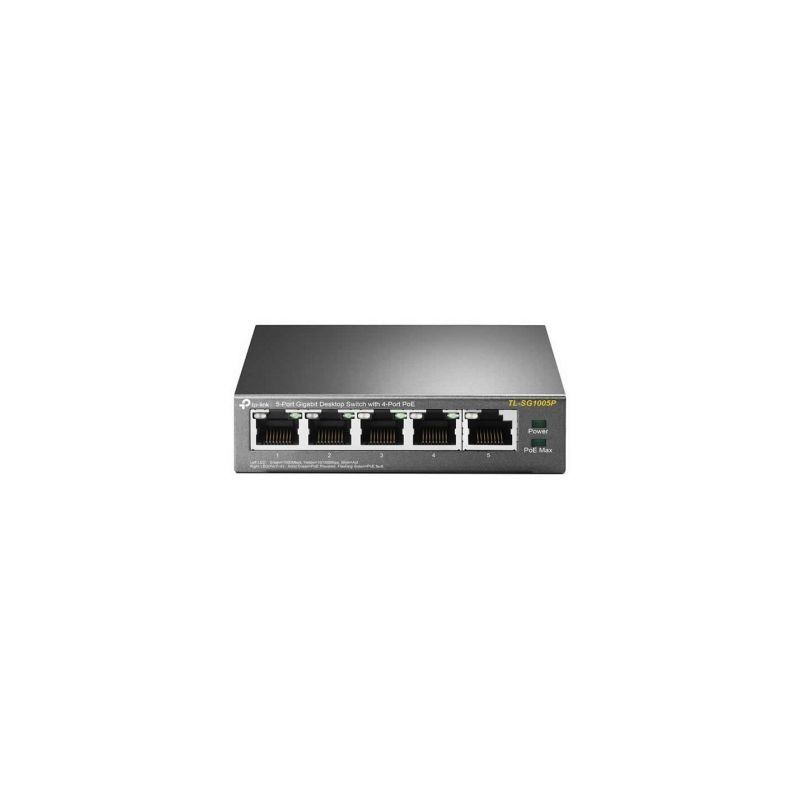 Comprar Switch tp-link tl-sg1005p 5 puertos rj-45 101001000 poe