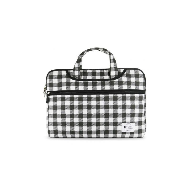 Comprar Funda e-vitta chequered para portatiles hasta 13.3' blanca negra