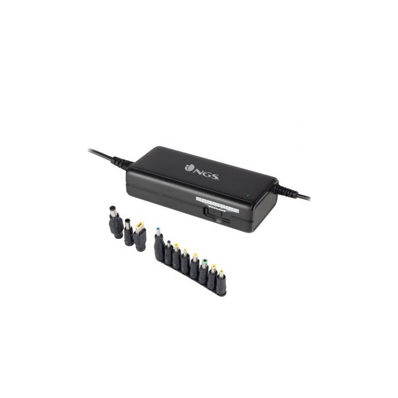 Comprar Cargador de portatil ngs ban 90w manual 11 conectores voltaje 12-20v