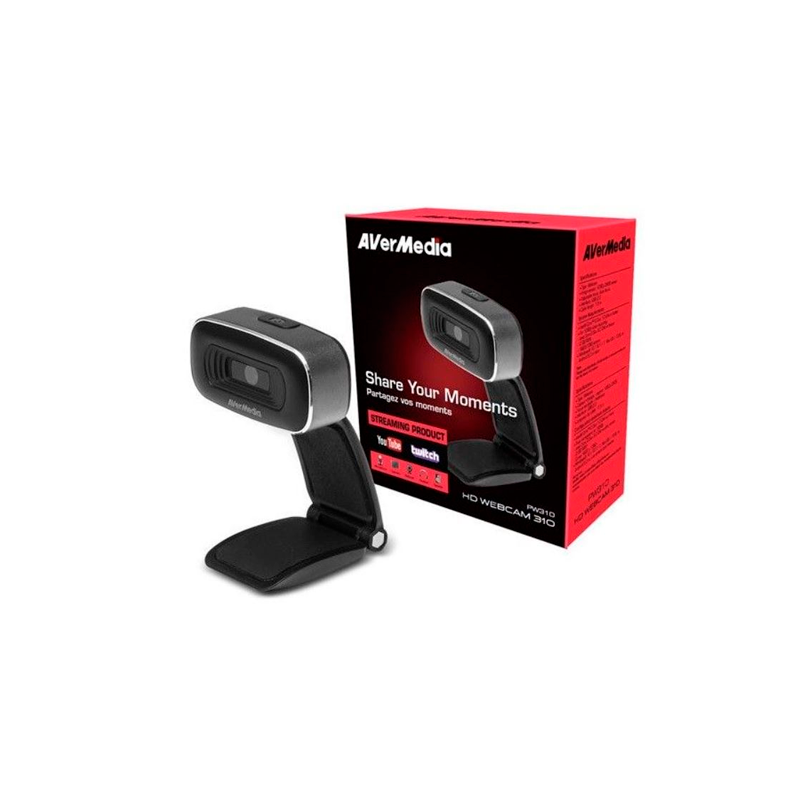 Comprar AVERMEDIA WEBCAM YOUTUBER PW310 HD 1080P CMOS (61PW310O00AB)