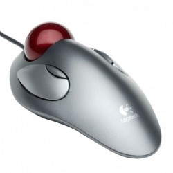 Ratón trackball logitech...
