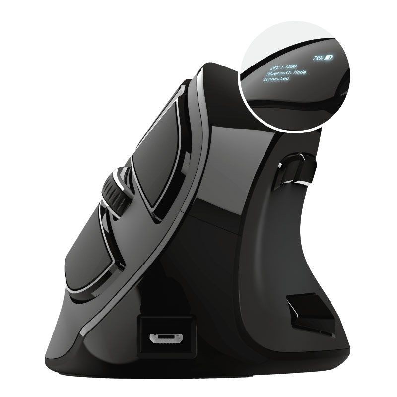 Comprar Ratón ergonómico inalambrico por bluetooth trust voxx hasta 2400 dpi