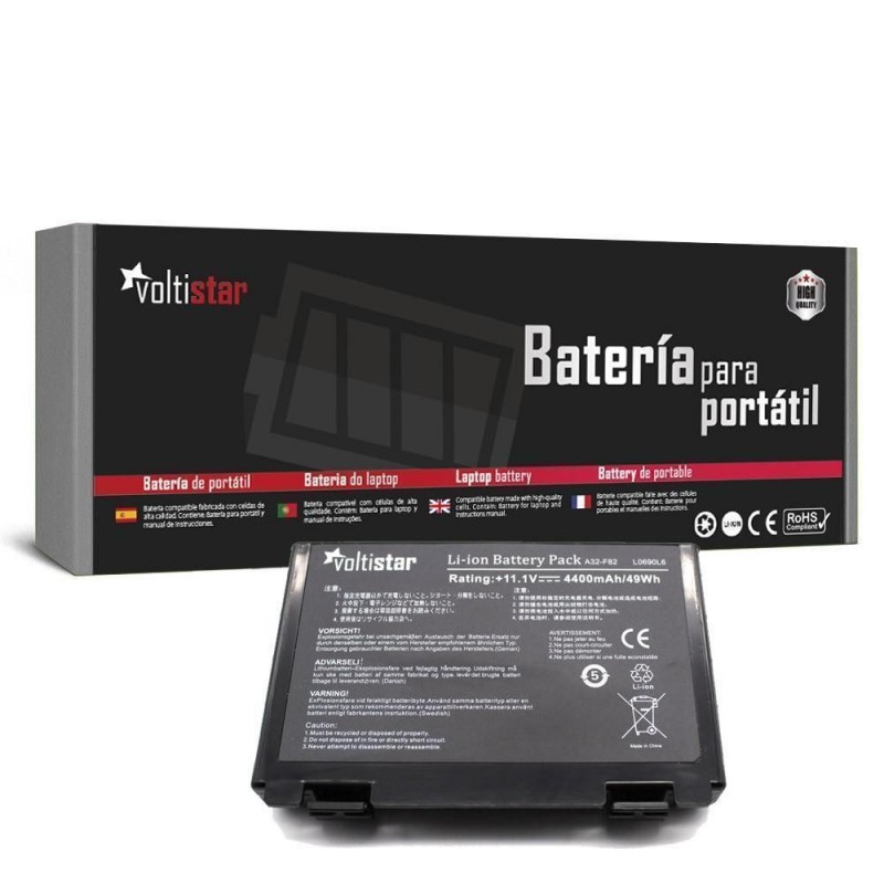 Comprar BATERIA VOLTISTAR PARA PORTATIL ASUS A32-F82 A32-F52 L0690L6 L0A2016