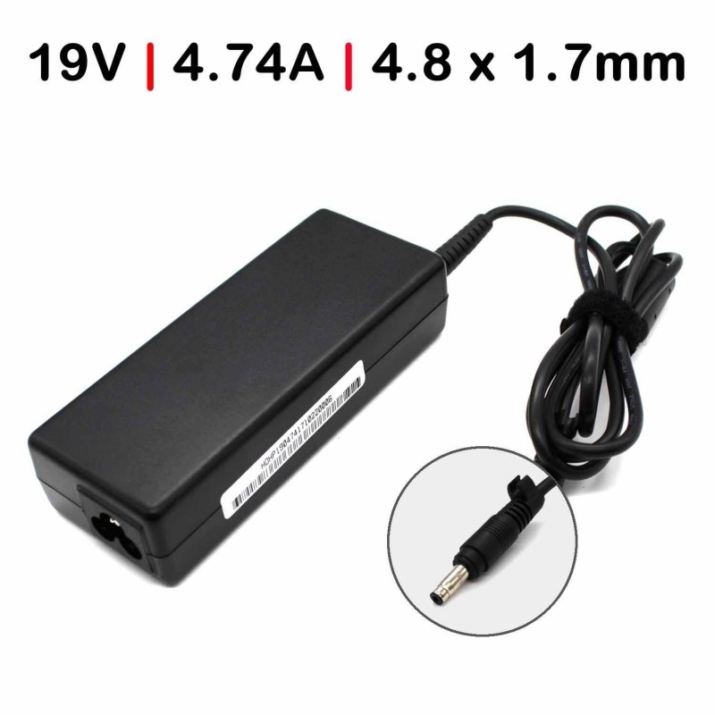 Comprar CARGADOR PARA PORTATIL HP 19V 4.74A 90W 4.8X1.7MM