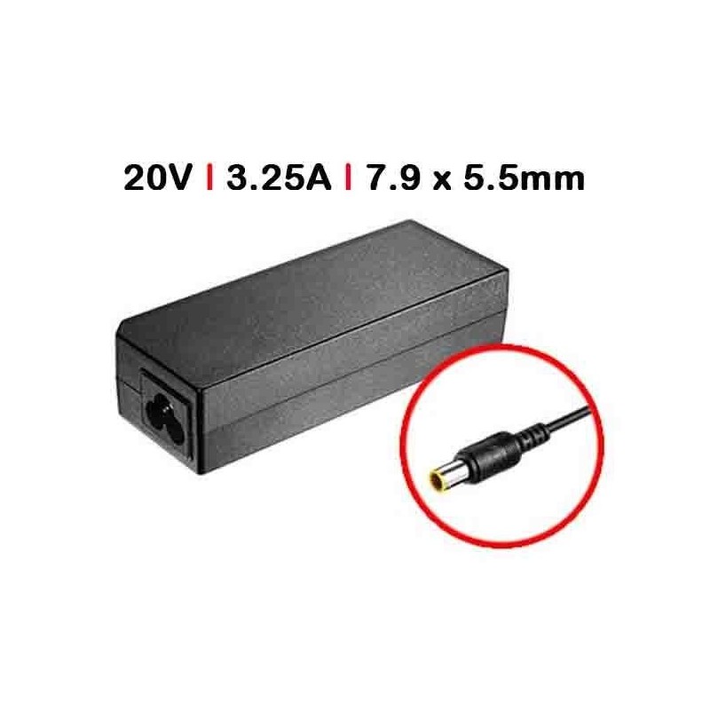 Comprar CARGADOR PARA PORTATIL LENOVO 3000 C100 3000 V100 20V 3.25A
