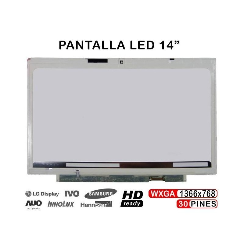 Comprar PANTALLA LED DE 14" PARA PORTATIL FUJITSU LIFEBOOK U772 SERIES LP140WH6-TSA2 LP140WH6-TSA3