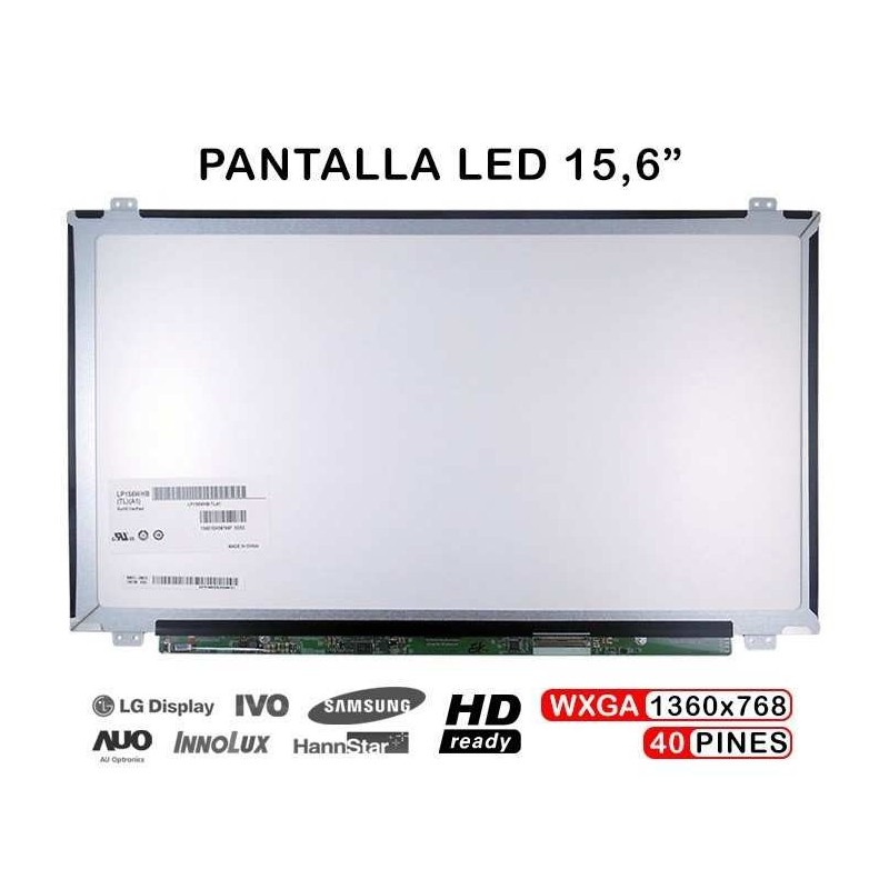 Comprar PANTALLA LED DE 15.6" PARA PORTATIL B156XTN03.2 LNT156AT35 B156XTN03.