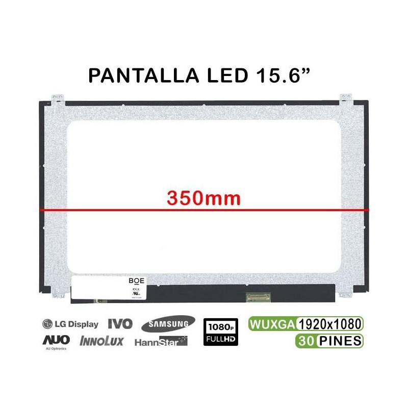 Comprar PANTALLA LED DE 15.6" PARA PORTATIL HUAWEI MATEBOOK D PL-W09 W60B W50F FHD IPS 30 PINES 350MM