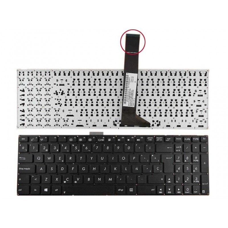 Comprar TECLADO PARA PORTATIL ASUS 0KNB0-61221T0Q AEXJB00110 BZ.N0S5Q.00S Q111242A4379
