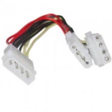 Duplicador Alimentación Molex 5.25 Macho a 2x 5.25 Hembra en PcComponentes