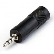 Adaptador Audio Jack 6.35 Hembra h a Minijack 3.5 Macho en PcComponentes