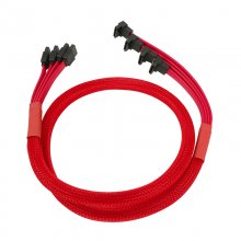 Nanoxia Cable 4 x SATA3 6Gb/s 85cm Acodado Rojo en PcComponentes