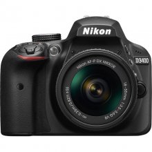 Nikon D3400 24.2MP Negra + 18-55 AF-P VR en PcComponentes