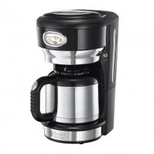 Russell Hobbs Classic Noir Cafetera Retro con Jarra Térmica en PcComponentes