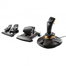 Thrustmaster T.16000M FCS Flight Pack Joystick + Acelerador + Pedales en PcComponentes