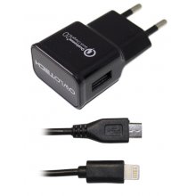 Owlotech Cargador Quick Charge 2.0 USB Lighting + MUSB en PcComponentes