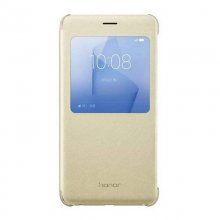 Huawei Funda Original Libro View Cover Dorada para Huawei Honor 8 en PcComponentes