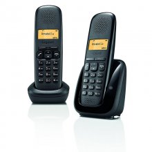 Siemens Gigaset A150 Teléfono Inalámbrico Duo Negro en PcComponentes