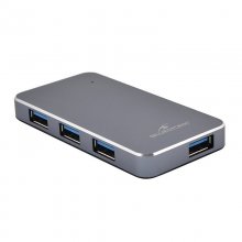 Bluestork HUB-USB3-4U-PS Hub 4 Puertos USB 3.0 en PcComponentes