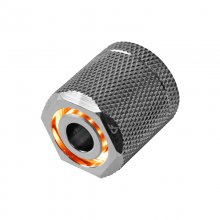 Nanoxia CoolForce LED Fitting 16/13 Orange Nickel Rosca Exterior LED para Tubos de Refrigeración en PcComponentes