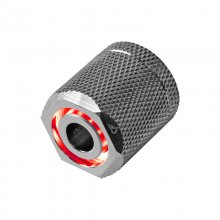 Nanoxia CoolForce LED Fitting 16/13 Red Nickel Rosca Exterior LED para Tubos de Refrigeración en PcComponentes