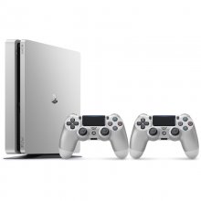 Sony PS4 PlayStation 4 Slim 500GB Silver + 2 Dualshock en PcComponentes