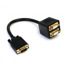 Startech Cable 30cm Duplicador Divisor de Vídeo VGA de 2 Puertos Salidas en PcComponentes