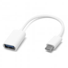 Unotec Cable OTG USB-C a USB 2.0 Blanco en PcComponentes