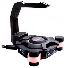 Tacens Mars Gaming MMS2 Soporte Cable de Ratón + Hub USB 3.0 en PcComponentes