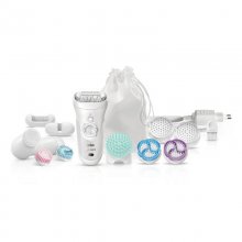 Braun Silk-épil 9 SkinSpa 9-969v Wet&Dry Depiladora + Beauty Set en PcComponentes