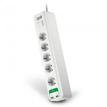 APC Essential SurgeArrest Protección contra Sobretensiones 5 Tomas 230V 2 Puertos USB en PcComponentes