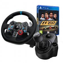 Logitech Pack G29 Driving Force + Force Shifter + Fórmula 1 2017 Special Edition en PcComponentes