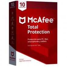McAfee Total Protection 2018 10 Dispositivos en PcComponentes