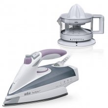 Braun Pack Promo Braun TexStyle 7 TS 755 Plancha de Vapor + Braun CJ 3000 Exprimidor 20W en PcComponentes