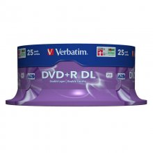 Verbatim DVD+R DL Doble Capa 8x Mate Tarrina 25 Unds en PcComponentes