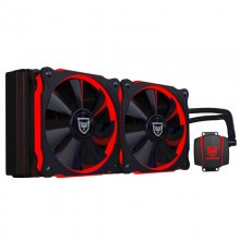 Nfortec Hydrus 240 Kit Refrigeración líquida Roja en PcComponentes